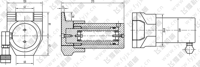 開縫液壓千斤頂油缸頂位效果圖