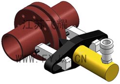 液壓法蘭劈開器示意圖