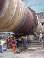 造船廠專用機(jī)械支撐現(xiàn)場(chǎng)圖