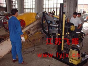 EPH-1002拉拔油田磕頭機(jī)曲柄的拆卸現(xiàn)場(chǎng)圖