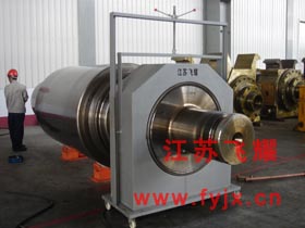 鋼廠軋輥軸套拆卸現(xiàn)場(chǎng)圖